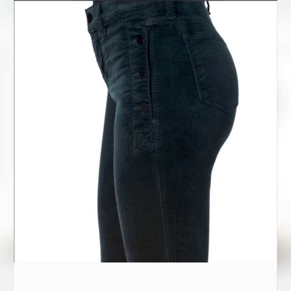 J Brand Zion Mid-Rise Velvet Skinny Jeans in Moorland - Size 27 - NWT